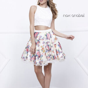 Two Pieces Sleeveles Rounded Neck Dress NX6255